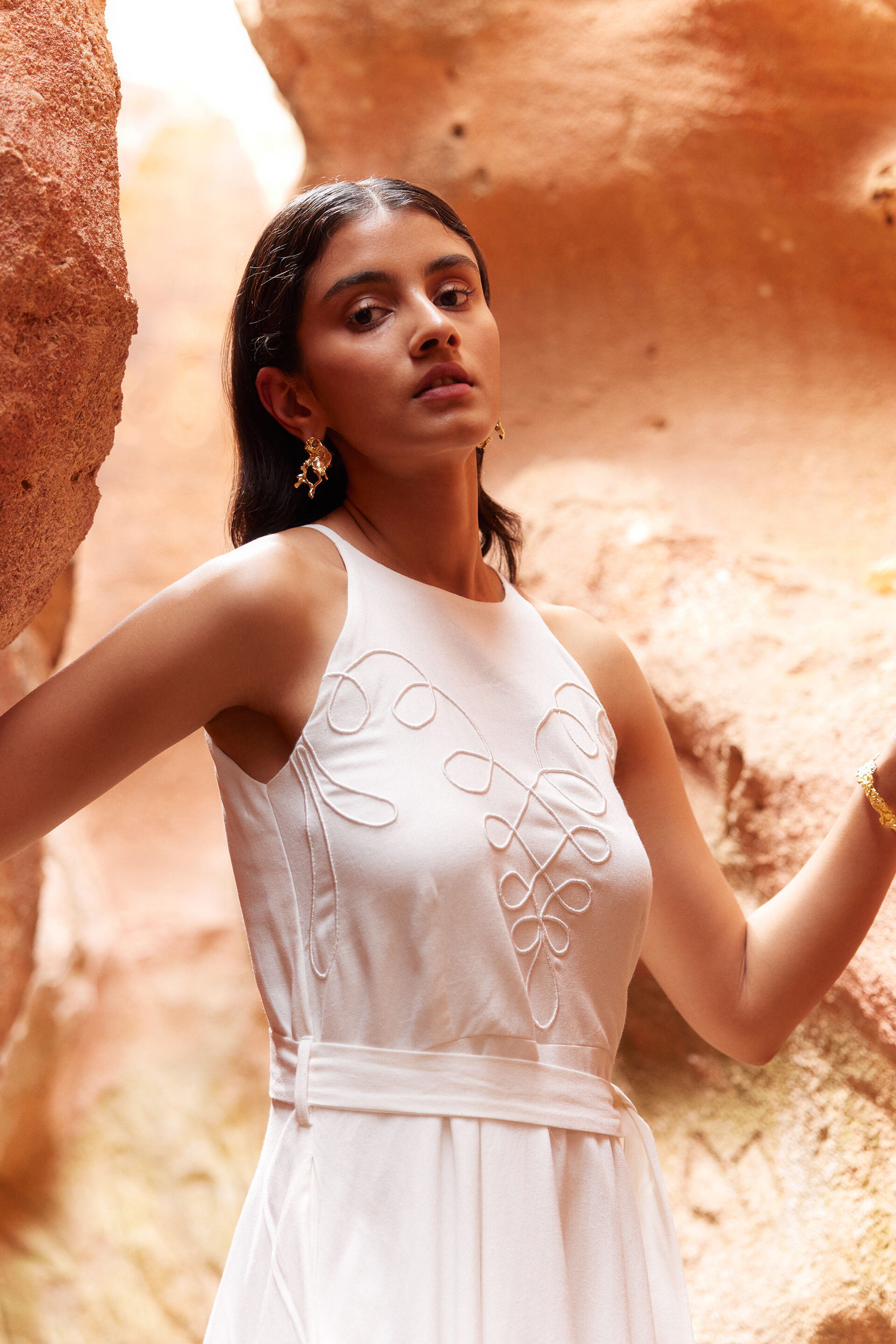 Ashlyn Dress, Off White, image 4